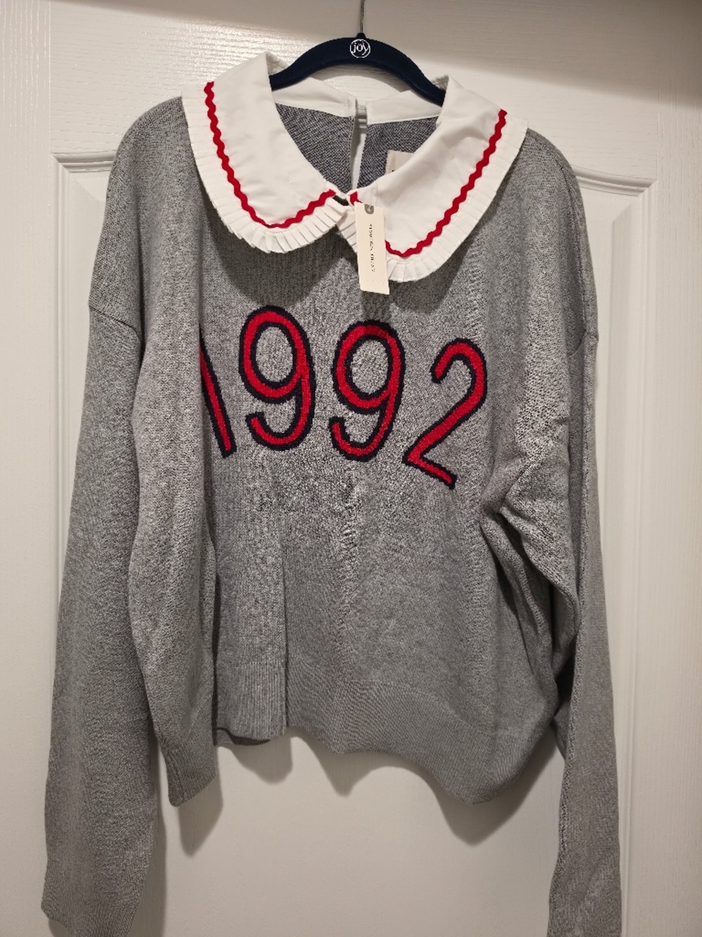 Anthropologie Maeve 1992 Collared Sweater XL